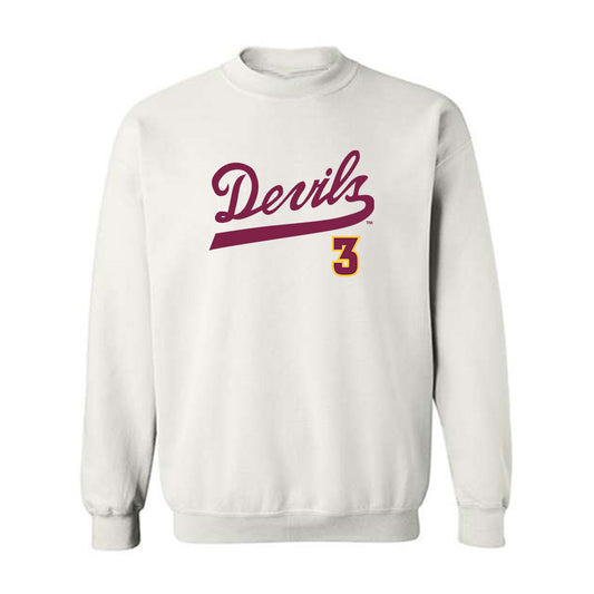 Arizona State - NCAA Baseball : Landon Hairston - Replica Shersey Crewneck Sweatshirt-0