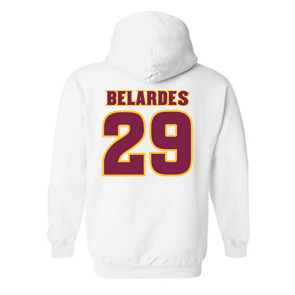 Arizona State - NCAA Baseball : Alec Belardes - Hooded Sweatshirt Replica Shersey