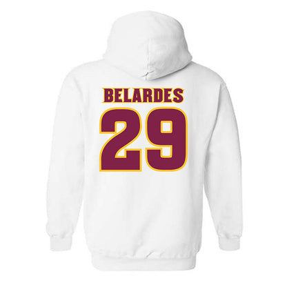 Arizona State - NCAA Baseball : Alec Belardes - Hooded Sweatshirt Replica Shersey