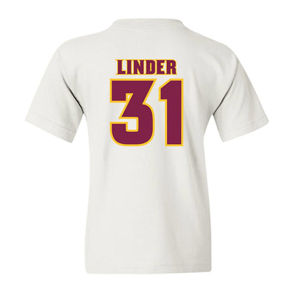 Arizona State - NCAA Baseball : Colin Linder - Replica Shersey Youth T-Shirt-1