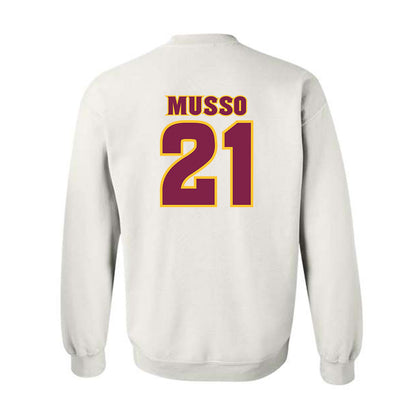 Arizona State - NCAA Baseball : Austin Musso - Replica Shersey Crewneck Sweatshirt-1