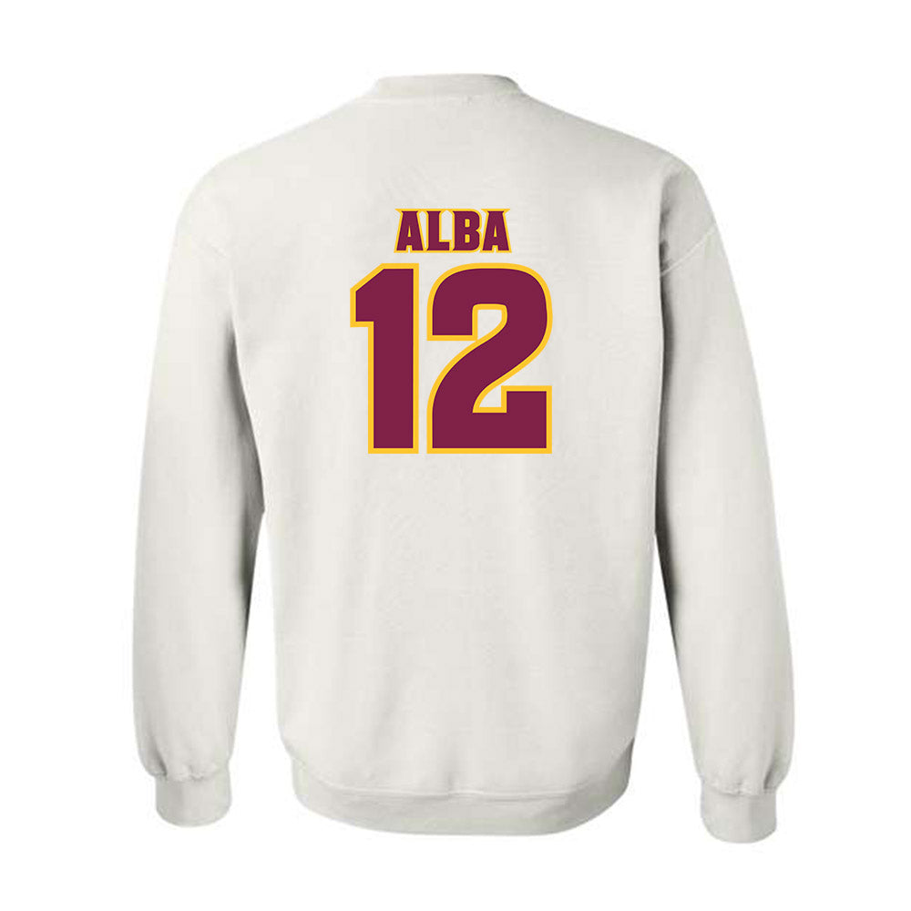 Arizona State - NCAA Baseball : Jaden Alba - Replica Shersey Crewneck Sweatshirt-1