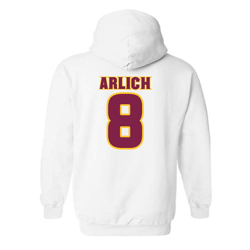 Arizona State - NCAA Baseball : Max Arlich - Replica Shersey Hooded Sweatshirt