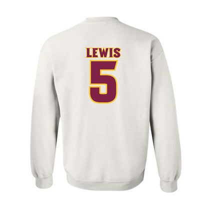 Arizona State - NCAA Baseball : Brenden Lewis - Replica Shersey Crewneck Sweatshirt-1