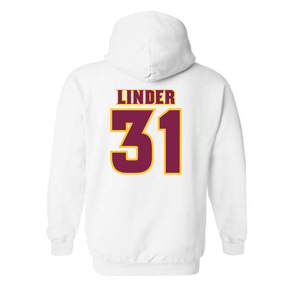 Arizona State - NCAA Baseball : Colin Linder - Replica Shersey Hooded Sweatshirt-1
