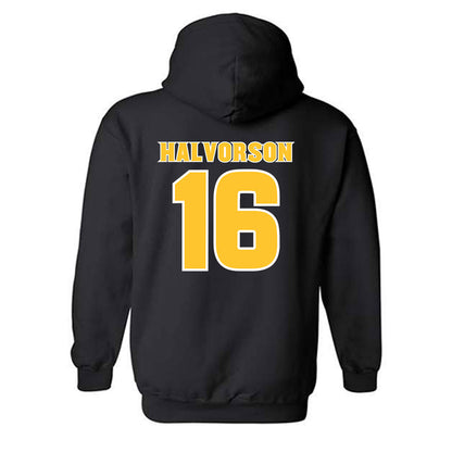 Arizona State - NCAA Baseball : Wyatt Halvorson - Replica Shersey Hooded Sweatshirt-1