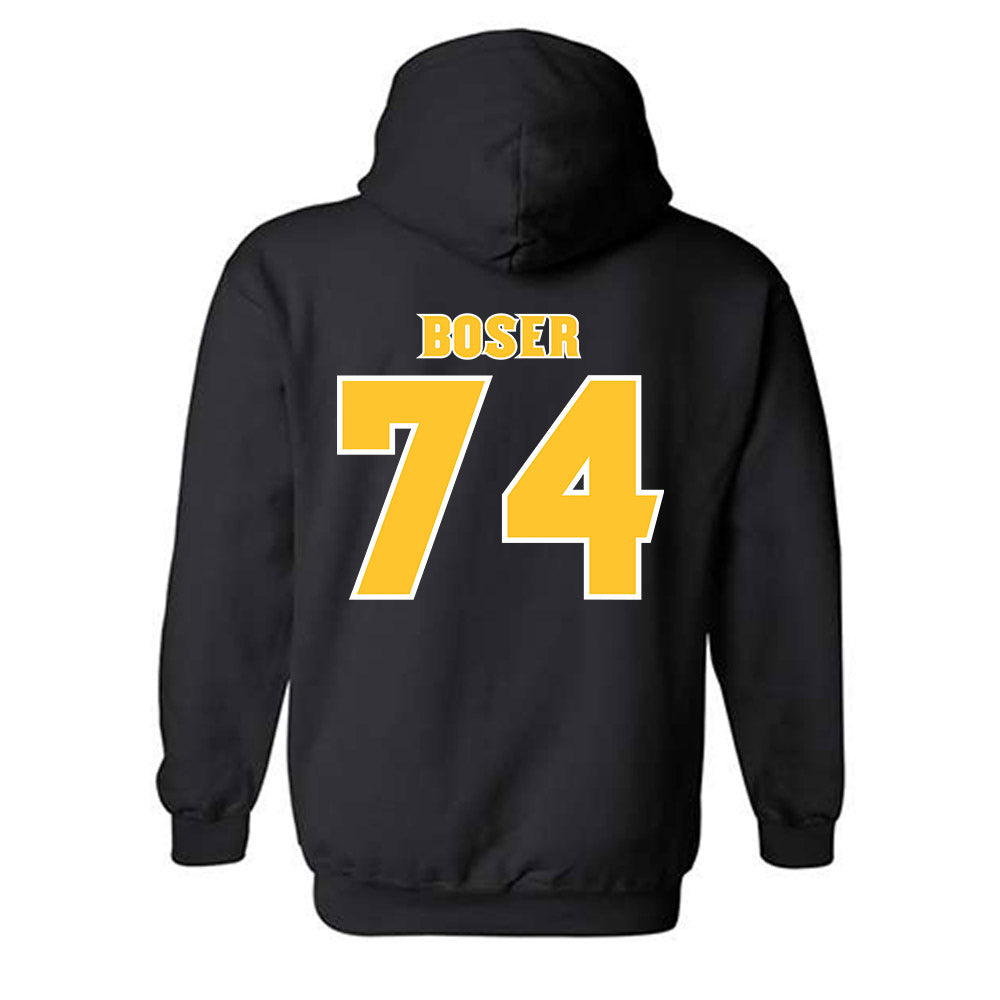 Arizona State - NCAA Men's Ice Hockey : Brasen Boser - Replica Shersey Hooded Sweatshirt-1