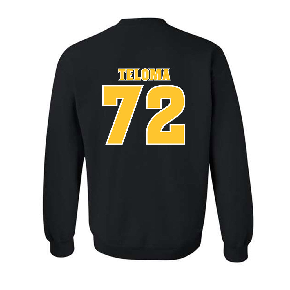 Arizona State - NCAA Football : Doughless Teloma - Replica Shersey Crewneck Sweatshirt-1