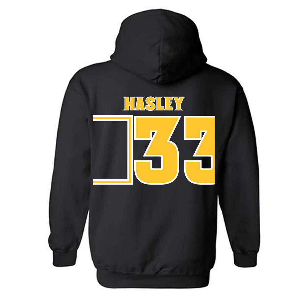 Arizona State - NCAA Men's Ice Hockey : Connor Hasley - Replica Shersey Hooded Sweatshirt-1