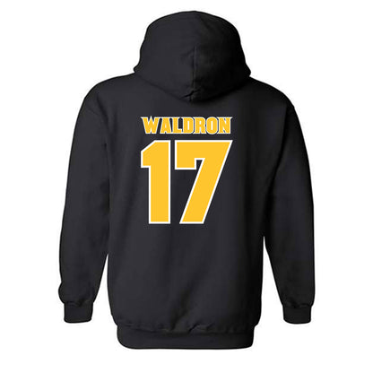 Arizona State - NCAA Men's Ice Hockey : John Waldron - Replica Shersey Hooded Sweatshirt-1