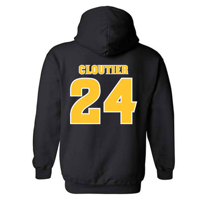 Arizona State - NCAA Men's Ice Hockey : Justin Cloutier - Replica Shersey Hooded Sweatshirt-1