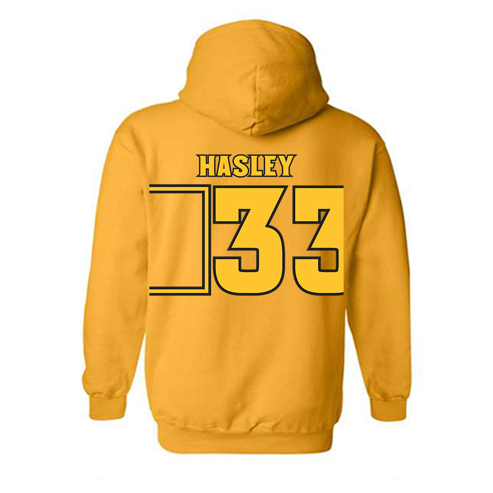 Arizona State - NCAA Men's Ice Hockey : Connor Hasley - Replica Shersey Hooded Sweatshirt-1