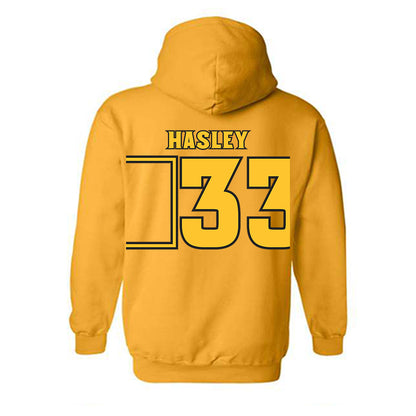 Arizona State - NCAA Men's Ice Hockey : Connor Hasley - Replica Shersey Hooded Sweatshirt-1