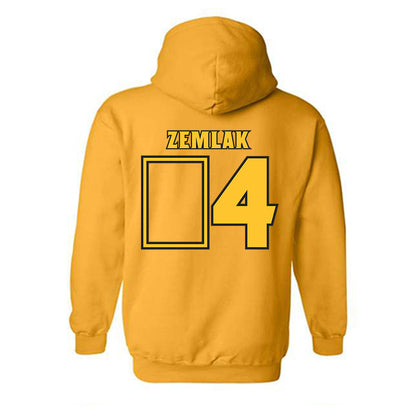 Arizona State - NCAA Men's Ice Hockey : Austin Zemlak - Replica Shersey Hooded Sweatshirt-1