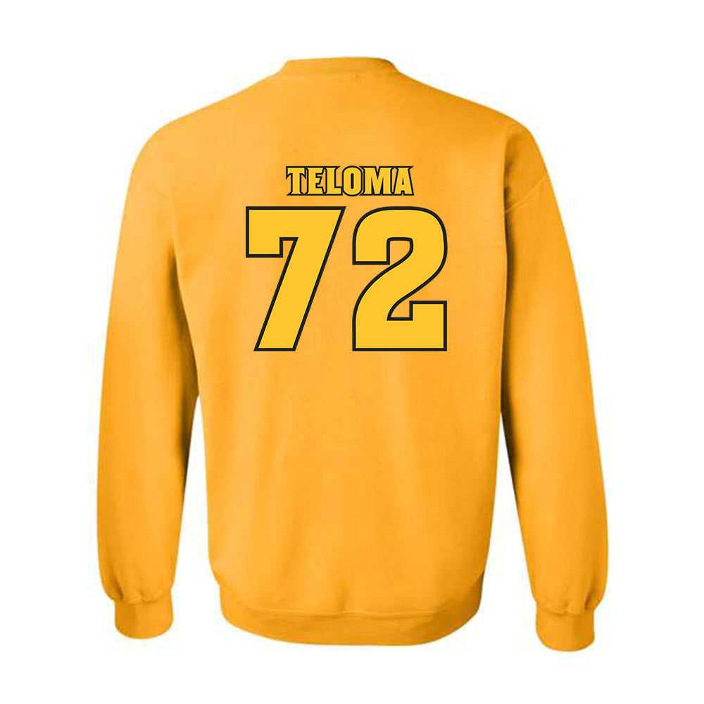 Arizona State - NCAA Football : Doughless Teloma - Replica Shersey Crewneck Sweatshirt-1