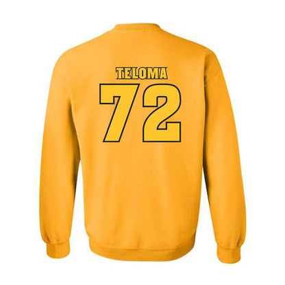 Arizona State - NCAA Football : Doughless Teloma - Replica Shersey Crewneck Sweatshirt-1