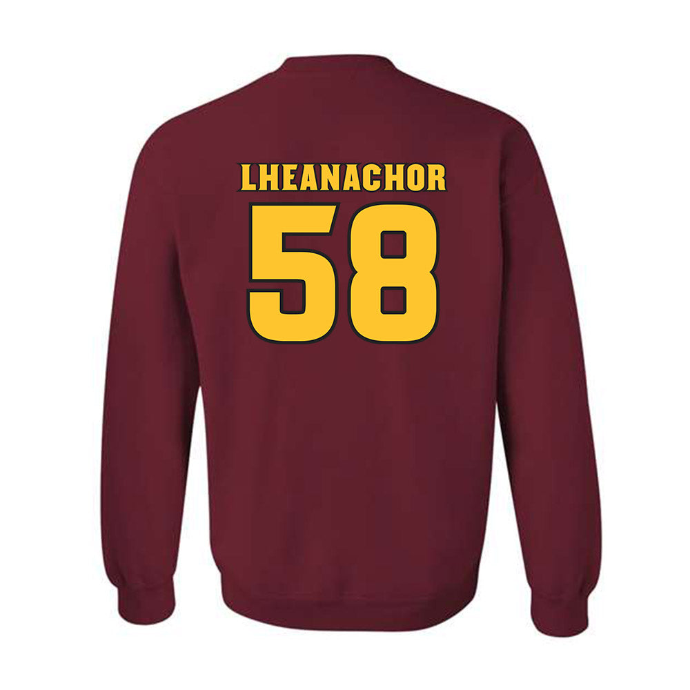 Arizona State - NCAA Football : Maxwell Lheanachor - Replica Shersey Crewneck Sweatshirt-1