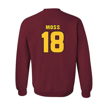 Arizona State - NCAA Football : Jalen Moss - Replica Shersey Crewneck Sweatshirt-1