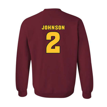 Arizona State - NCAA Men's Basketball : Anthony Johnson - Replica Shersey Crewneck Sweatshirt-1