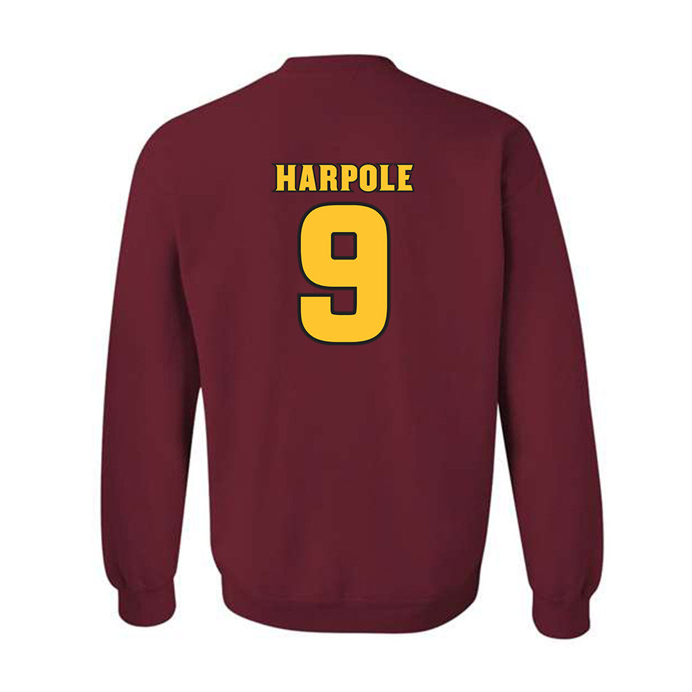 Arizona State - NCAA Football : Cameron Harpole - Replica Shersey Crewneck Sweatshirt-1