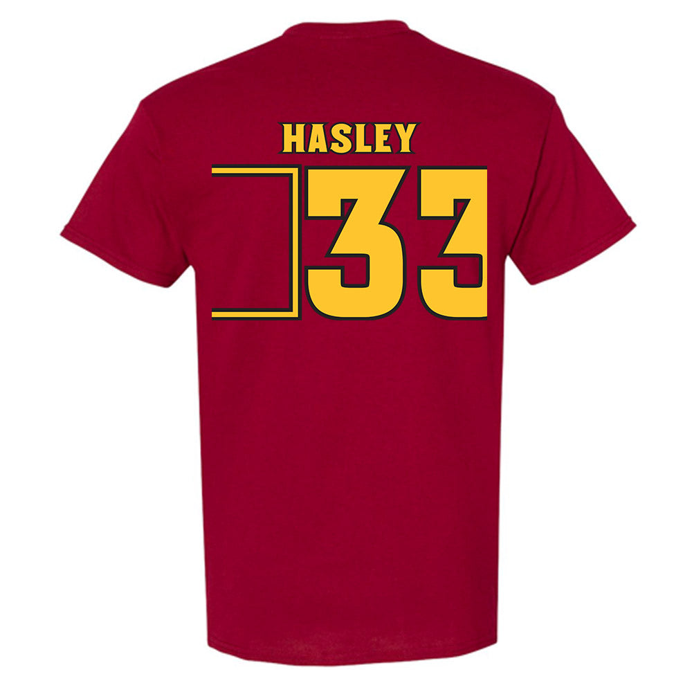 Arizona State - NCAA Men's Ice Hockey : Connor Hasley - Replica Shersey T-Shirt-1