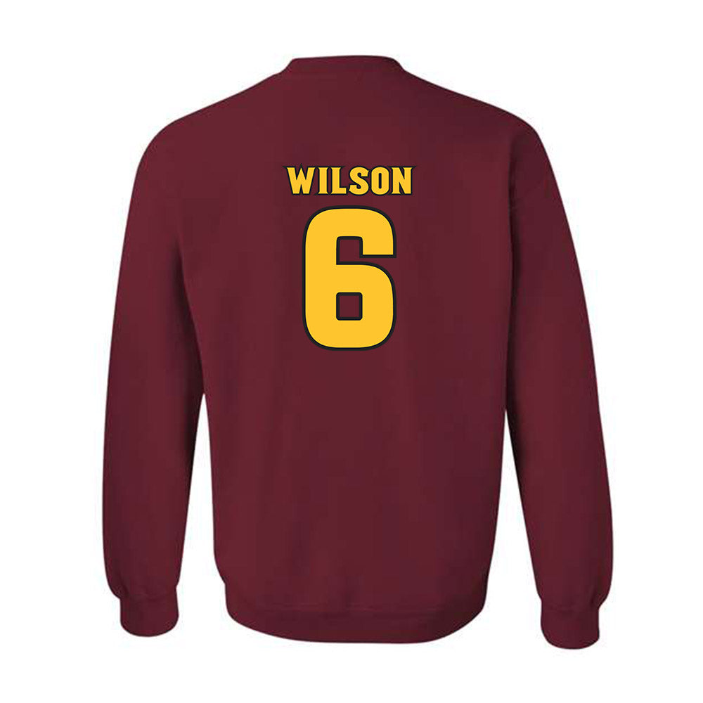 Arizona State - NCAA Football : Adrian Wilson - Replica Shersey Crewneck Sweatshirt-1