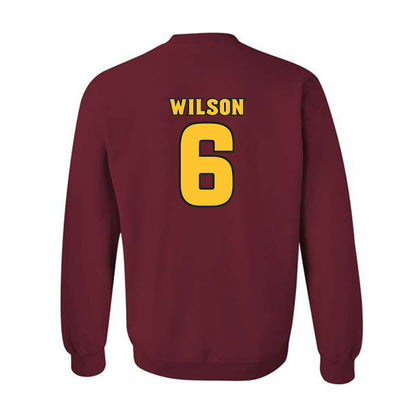 Arizona State - NCAA Football : Adrian Wilson - Replica Shersey Crewneck Sweatshirt-1