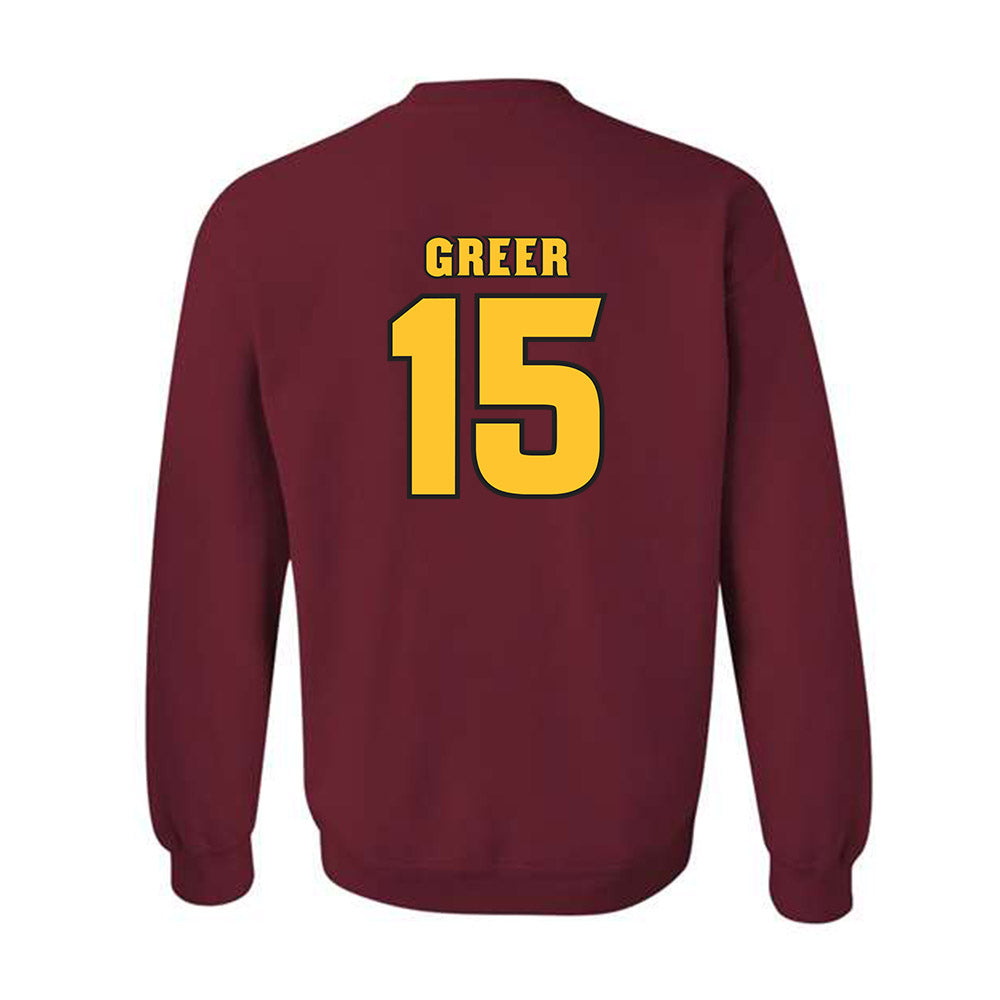 Arizona State - NCAA Women's Basketball : Heavenly Greer - Replica Shersey Crewneck Sweatshirt