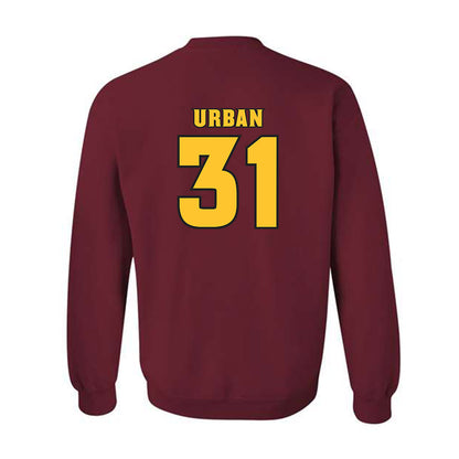 Arizona State - NCAA Men's Ice Hockey : Samuel Urban - Replica Shersey Crewneck Sweatshirt-1