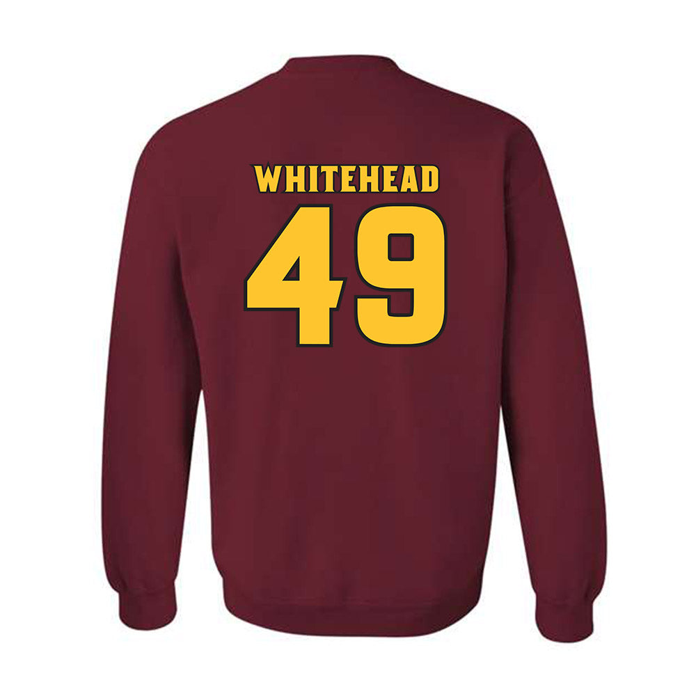 Arizona State - NCAA Men's Ice Hockey : Braxton Whitehead - Replica Shersey Crewneck Sweatshirt-1