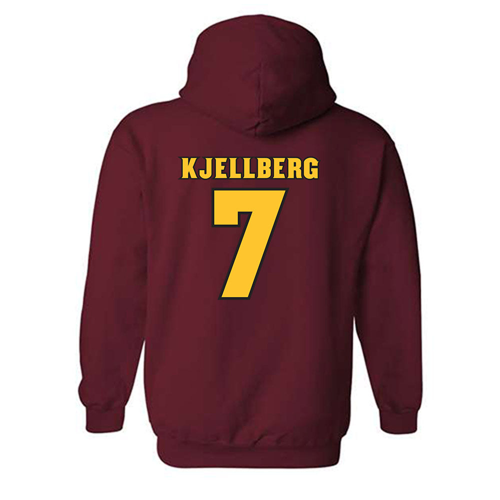 Arizona State - NCAA Men's Ice Hockey : Joel Kjellberg - Replica Shersey Hooded Sweatshirt