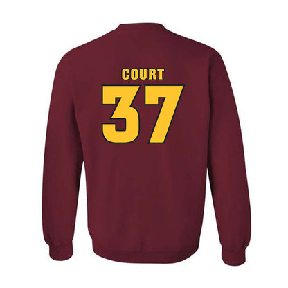 Arizona State - NCAA Men's Ice Hockey : Sam Court - Replica Shersey Crewneck Sweatshirt