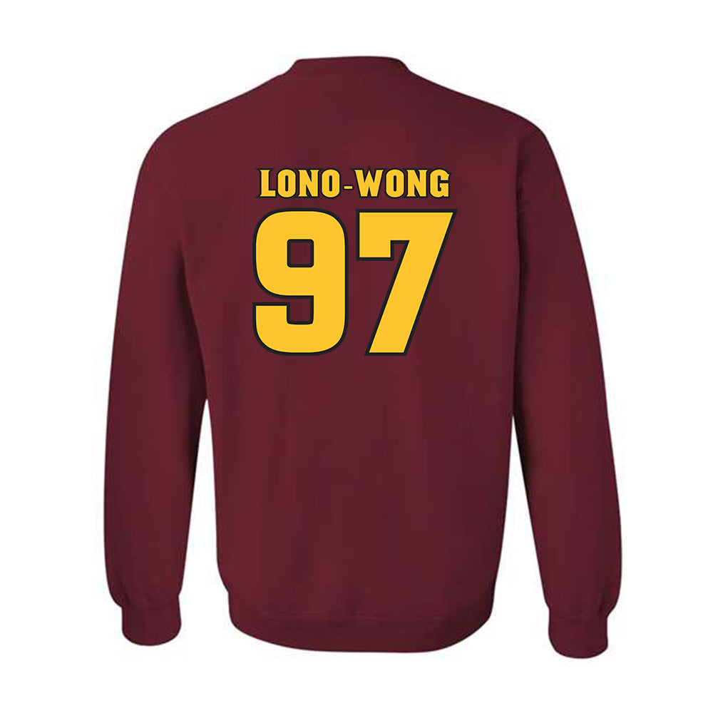 Arizona State - NCAA Football : Blazen Lono-Wong - Replica Shersey Crewneck Sweatshirt-1