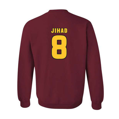 Arizona State - NCAA Men's Basketball : Basheer Jihad - Replica Shersey Crewneck Sweatshirt