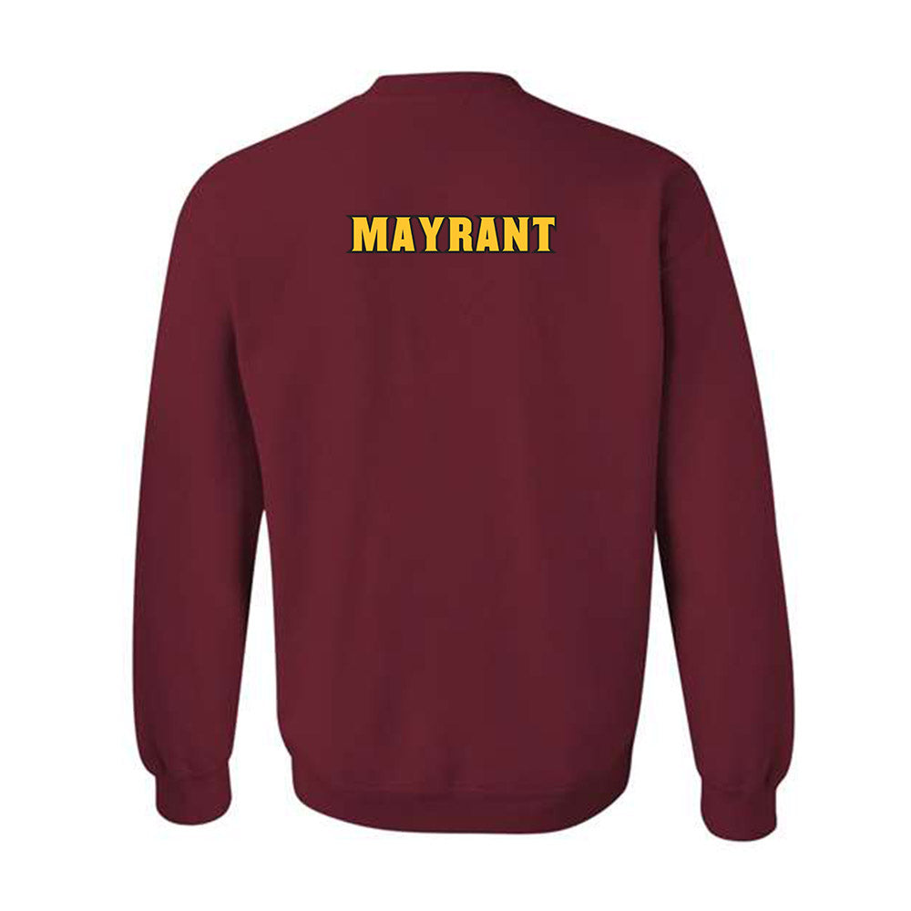 Arizona State - NCAA Men's Track & Field : Duane Mayrant - Replica Shersey Crewneck Sweatshirt-1