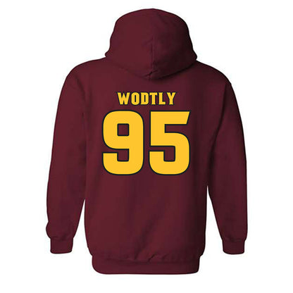 Arizona State - NCAA Football : Justin Wodtly - Replica Shersey Hooded Sweatshirt