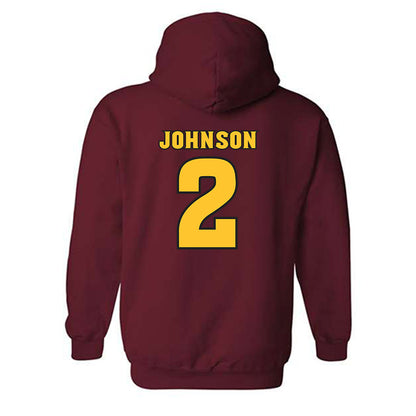 Arizona State - NCAA Men's Basketball : Anthony Johnson - Replica Shersey Hooded Sweatshirt-1