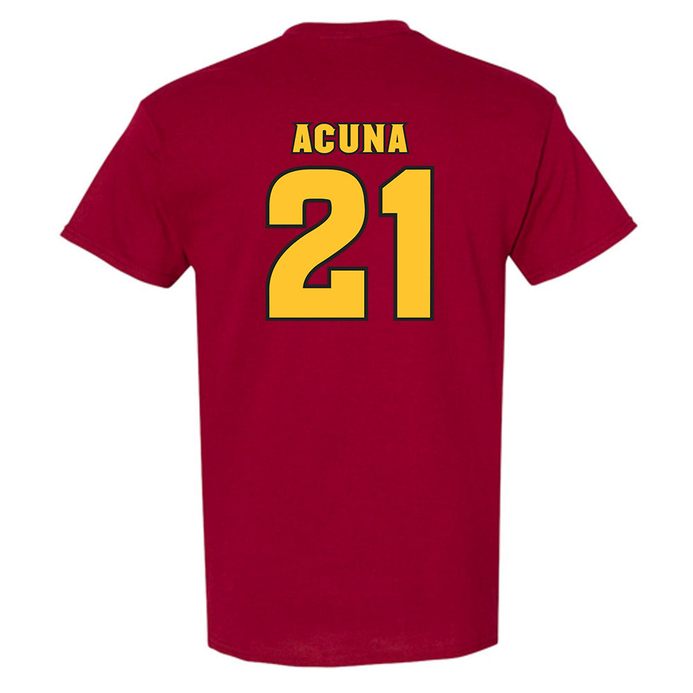 Arizona State - NCAA Softball : Yannixa Acuna - Replica Shersey T-Shirt-1