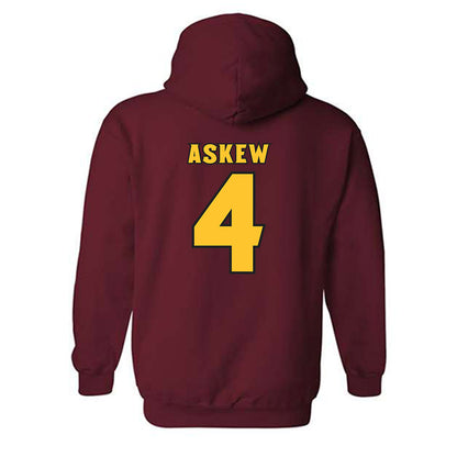 Arizona State - NCAA Beach Volleyball : Annalyse Askew - Replica Shersey Hooded Sweatshirt