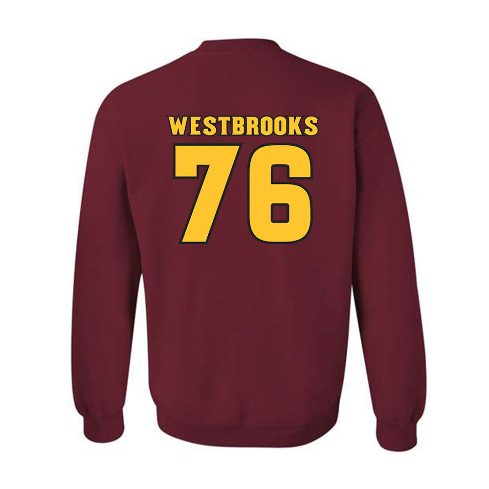 Arizona State - NCAA Football : Champ Westbrooks - Replica Shersey Crewneck Sweatshirt-1