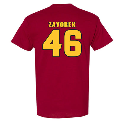 Arizona State - NCAA Baseball : Beckett Zavorek - Replica Shersey T-Shirt-1