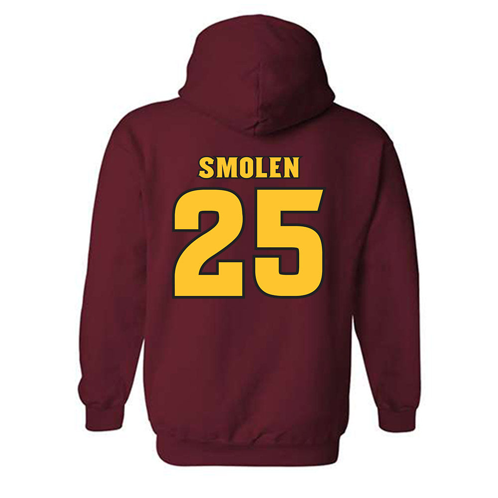 Arizona State - NCAA Men's Ice Hockey : Kyle Smolen - Replica Shersey Hooded Sweatshirt