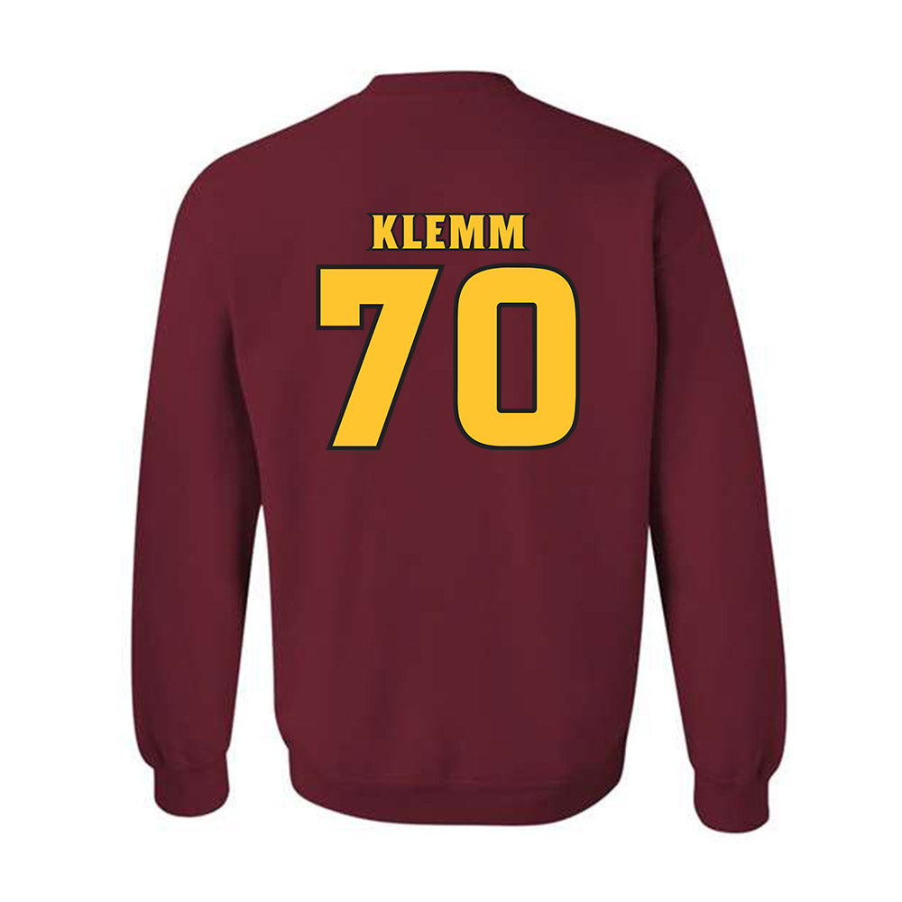 Arizona State - NCAA Football : Jalen Klemm - Replica Shersey Crewneck Sweatshirt-1