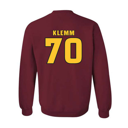 Arizona State - NCAA Football : Jalen Klemm - Replica Shersey Crewneck Sweatshirt-1