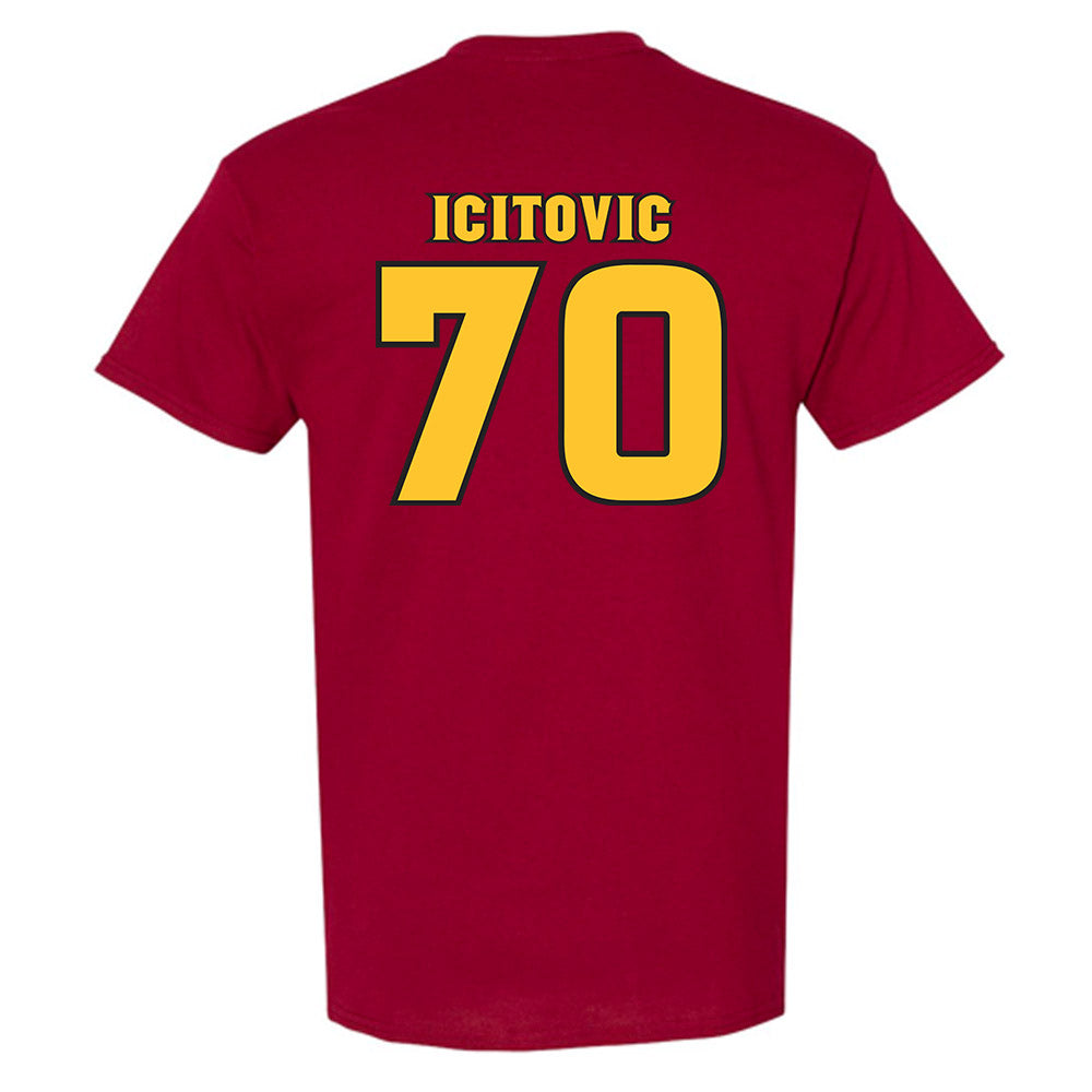 Arizona State - NCAA Men's Basketball : Jovan Icitovic - Replica Shersey T-Shirt-1