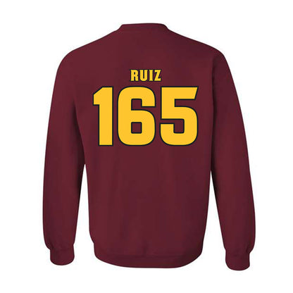 Arizona State - NCAA Wrestling : Nicco Ruiz - Replica Shersey Crewneck Sweatshirt-1