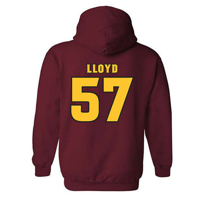 Arizona State - NCAA Football : Brandon Lloyd - Replica Shersey Hooded Sweatshirt-1