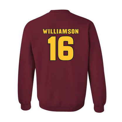 Arizona State - NCAA Beach Volleyball : Ava Williamson - Replica Shersey Crewneck Sweatshirt