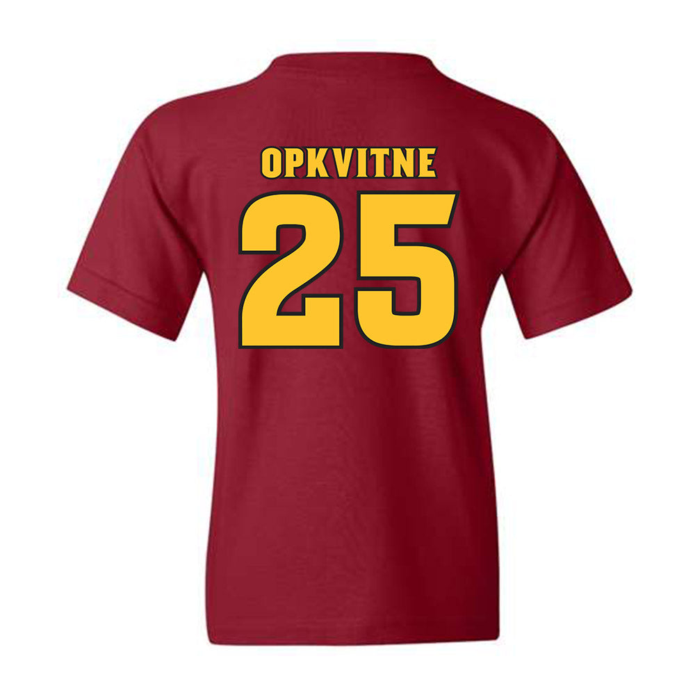 Arizona State - NCAA Women's Soccer : Ella Opkvitne - Replica Shersey Youth T-Shirt