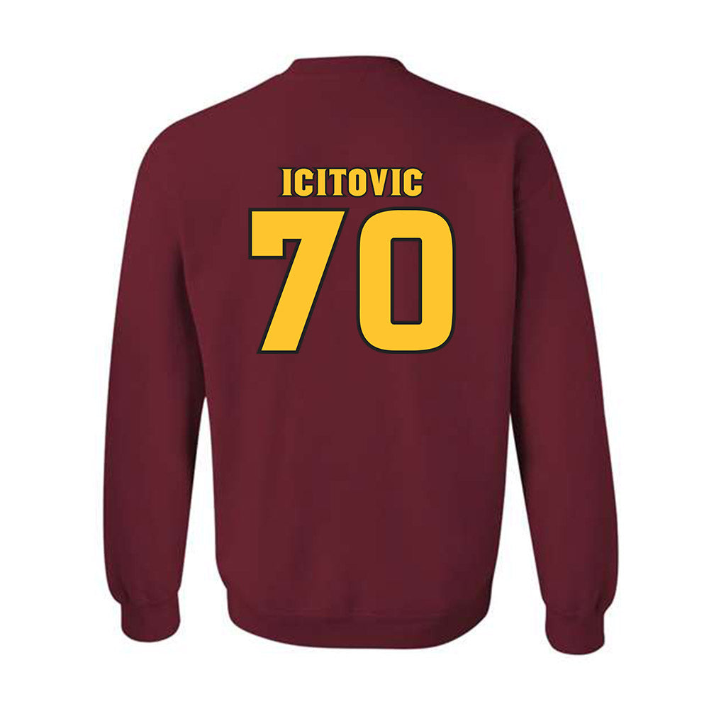 Arizona State - NCAA Men's Basketball : Jovan Icitovic - Replica Shersey Crewneck Sweatshirt-1